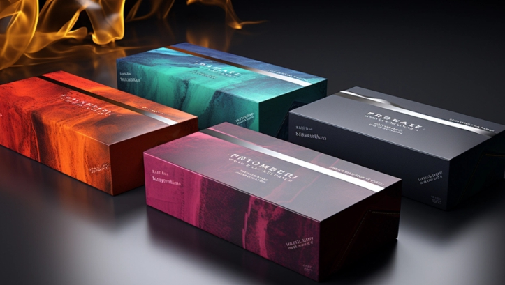 Custom packaging finishing and colorway set reference